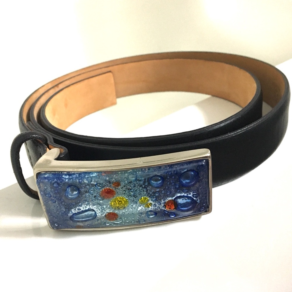 Qhalheim Bollorini leather belt